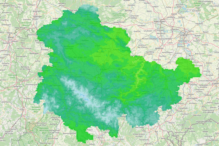 zur Temperaturkarte